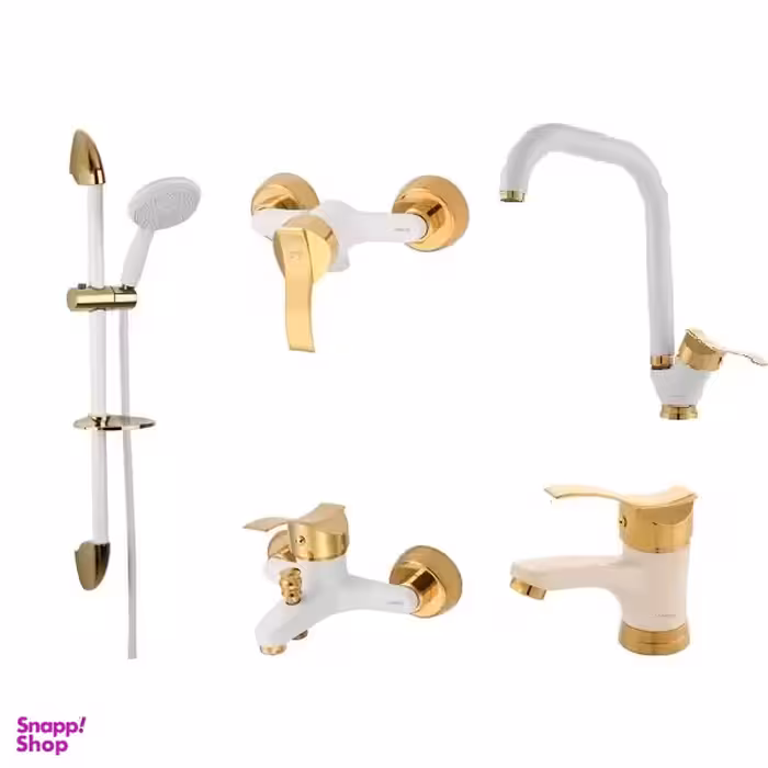 ست شیرآلات فاخته مدل کارن کد ST2 KH مجموعه 5 عددی