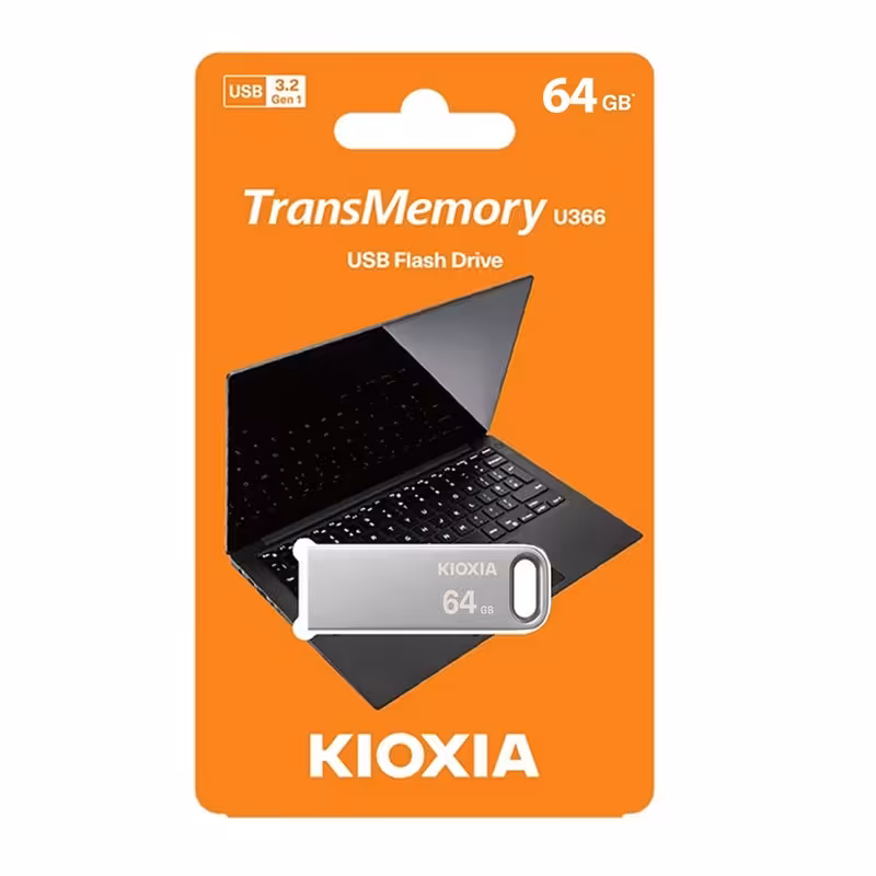 فلش مموری 64 گیگ usb 3.2 فلزی (حافظه فلش) KIOXIA 64GB 