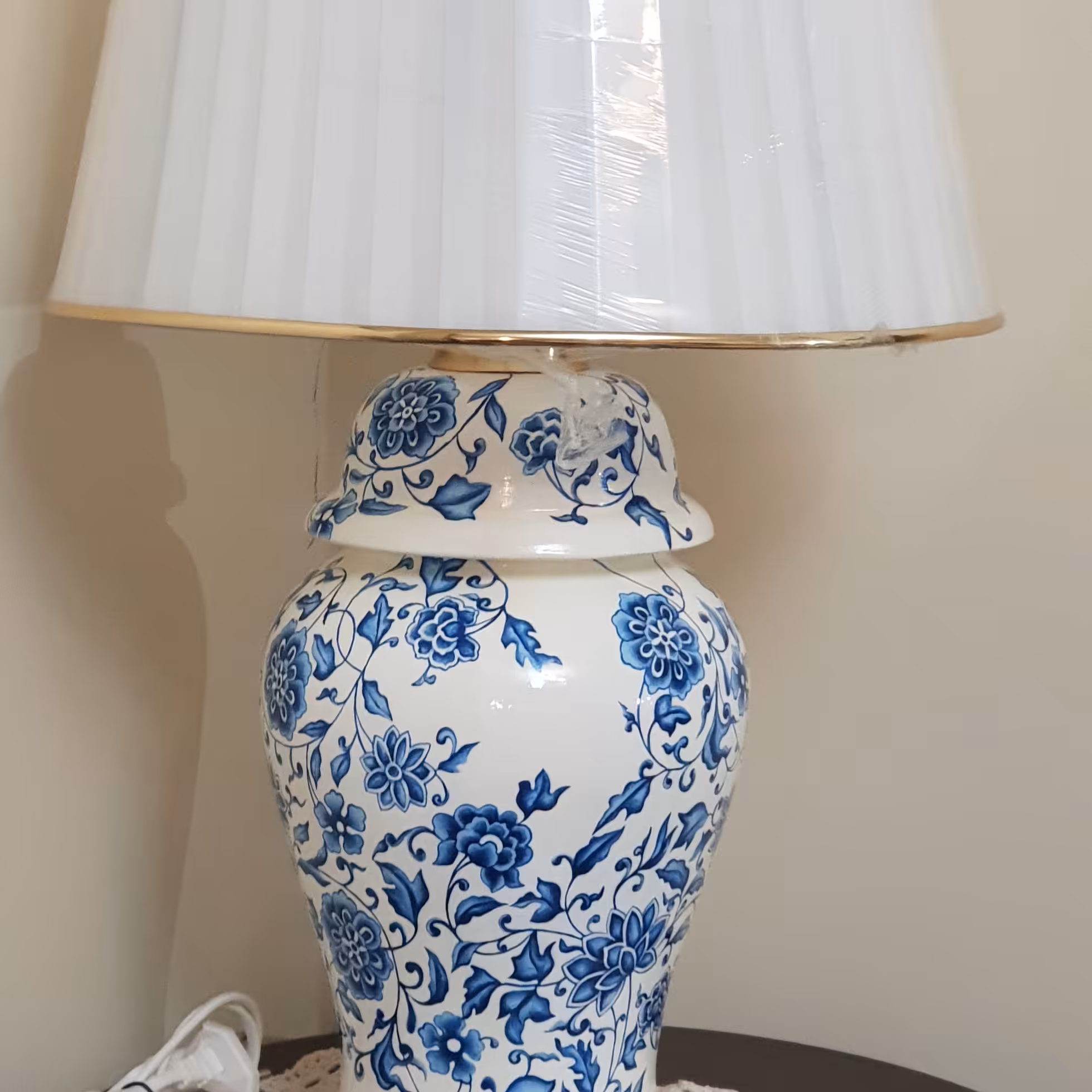 آباژور قلم آبی تمام نقاشی دست 