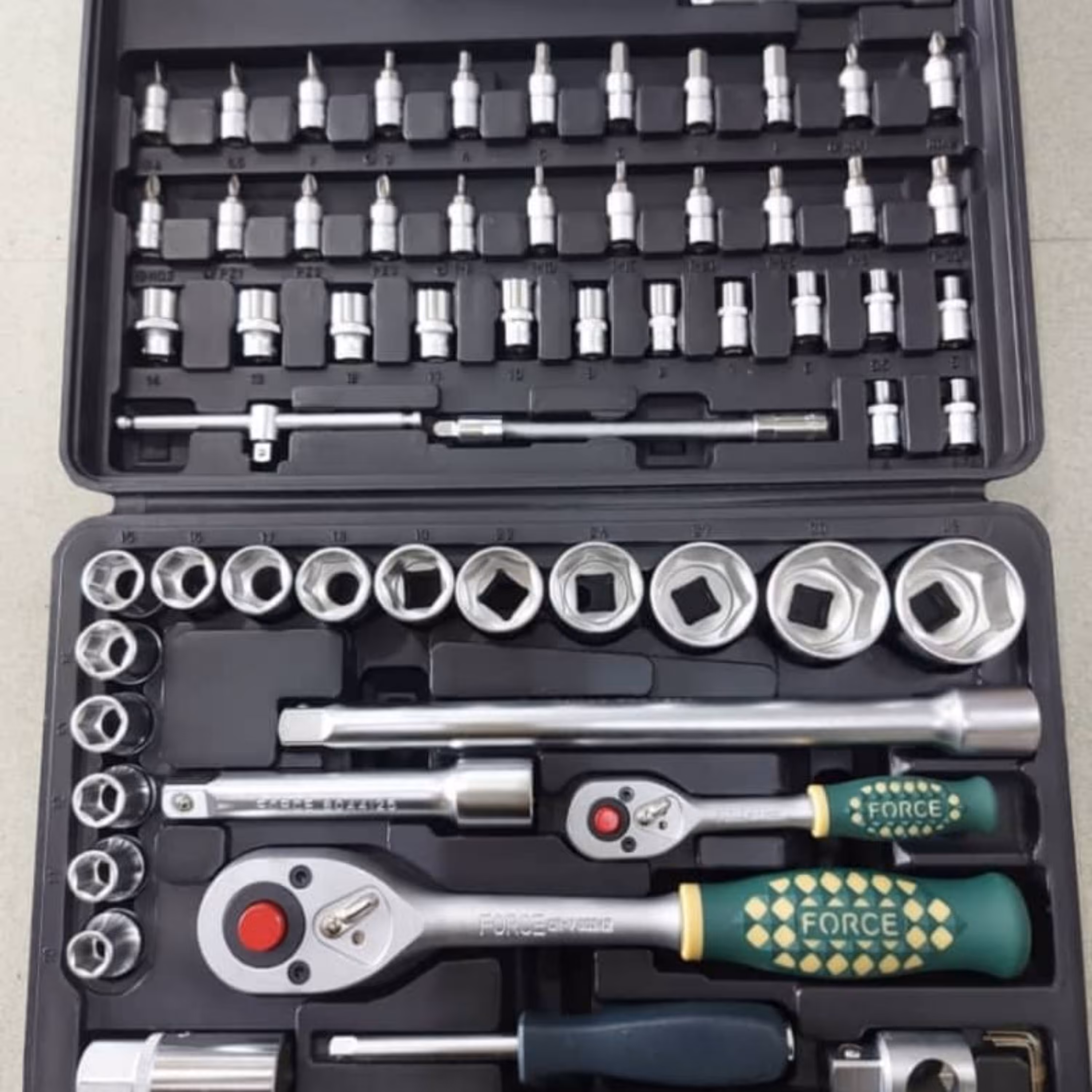 ست 68پارچه بکس6 پر  فورس1/4 و1/2 اینچ مدل 5-4682