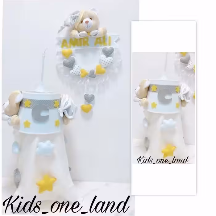 نیم ست اکسسوری خرس نانان