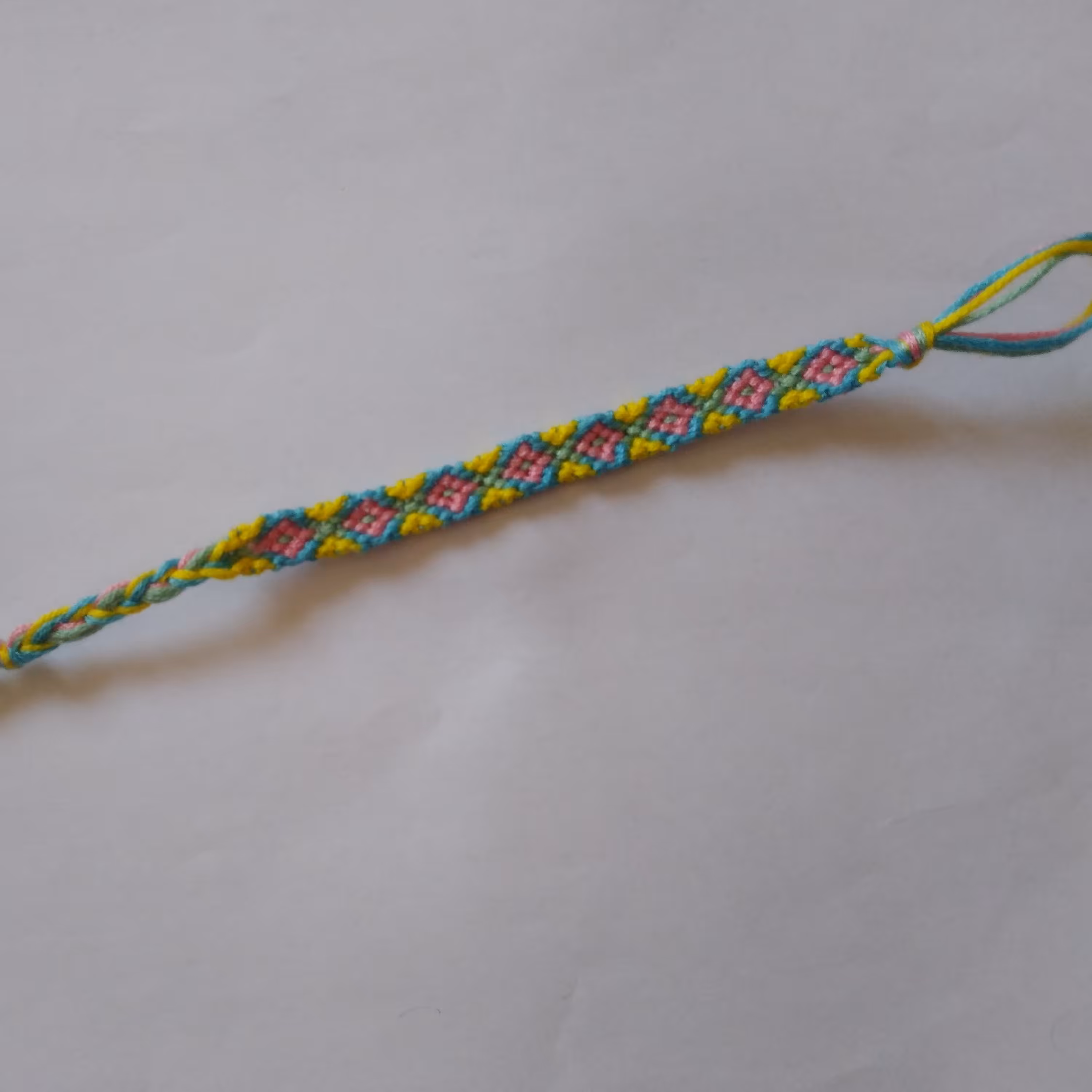 دستبند دوستی لوزی کوچک