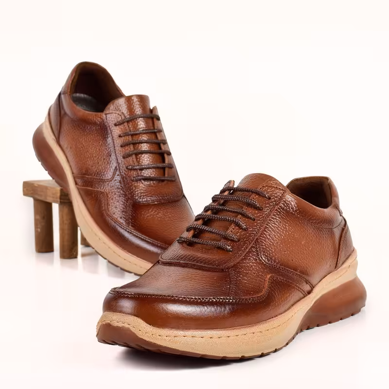 کفش روزمره مردانه مدل کد 165913 رنگ عسلی سایز 41