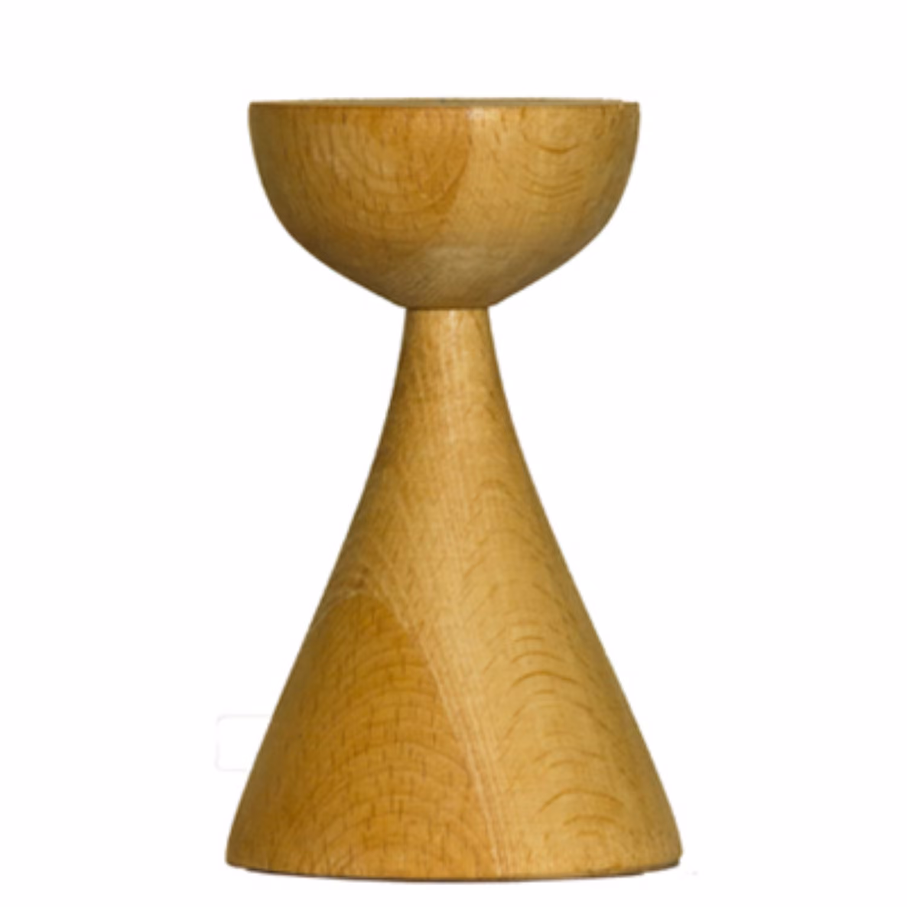 شمعدان چوبی کوچک طول 13 سانتی متر