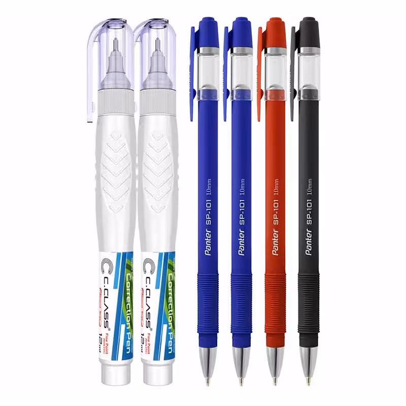 خرید غلط گیر سی کلاس بسته 2 عددی و خودکار پنتر رنگی بسته 4 عددی