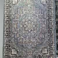 فرش پاتریس 1200شانه  طرح سرمه طوسی کناره 2متری