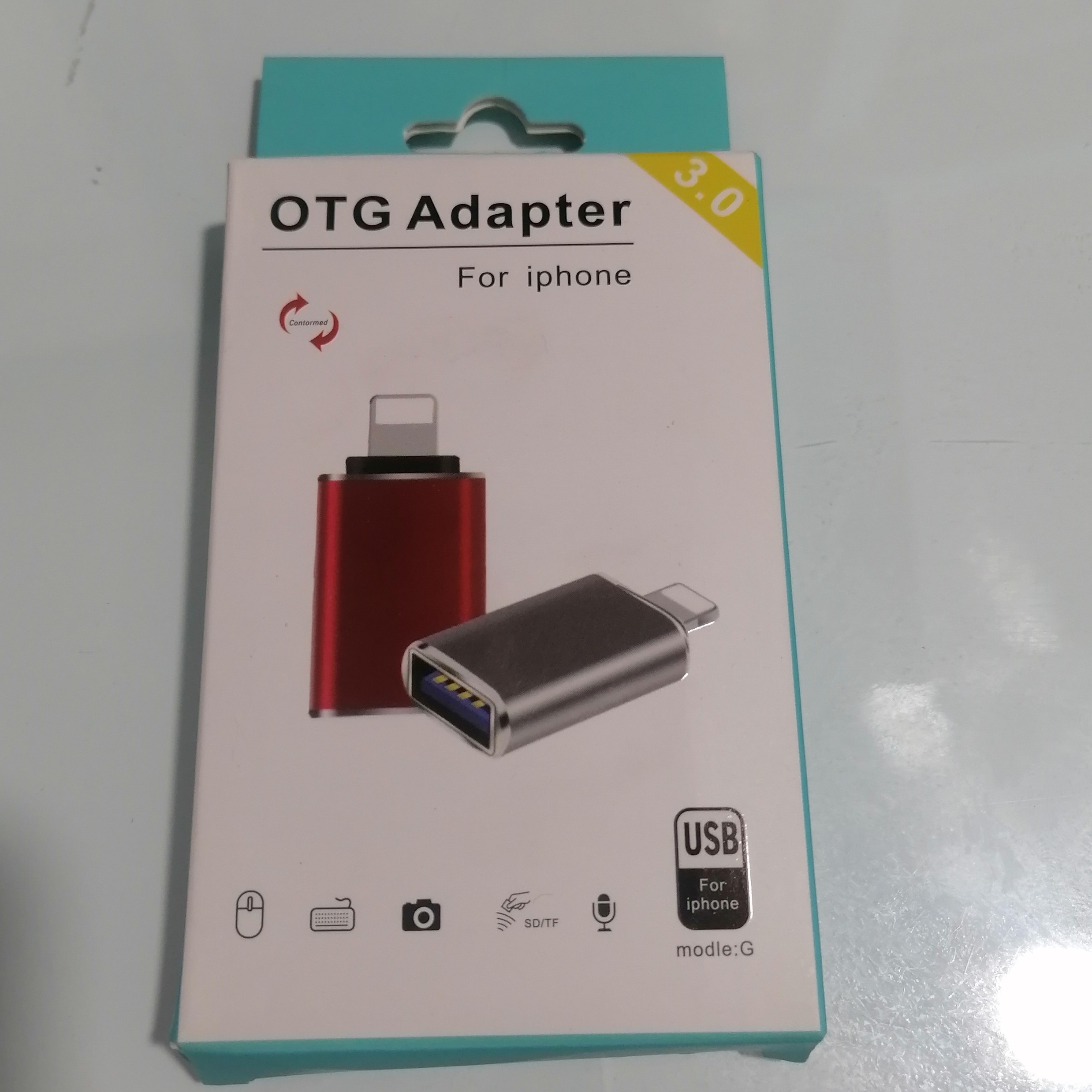 تبدیل OTG مناسب گوشی آیفون لایتنینگ