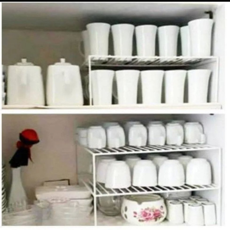 راف دو طبقه کابینتی