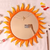 آینه خورشید دست ساز (سفارشی)