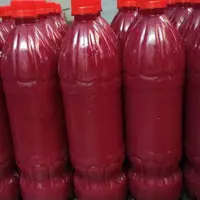 زرشک آب زرشک طبیعی(یک لیتری)( زرشک قرمز رنگ)(  بدون هیچ افزودنی )