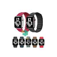 بند ساعت هوشمند اپل واچ Apple Watch 41mm مدل Leather Link