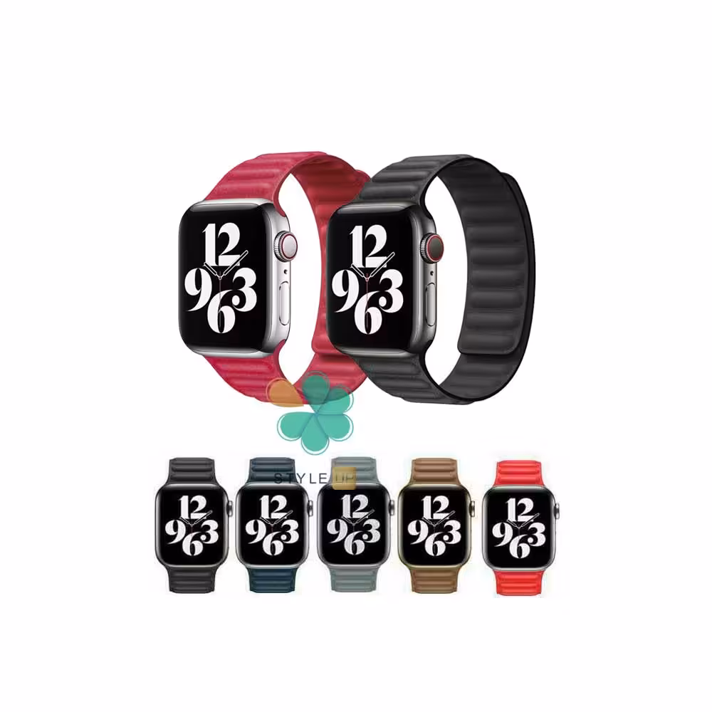 بند ساعت هوشمند اپل واچ Apple Watch 41mm مدل Leather Link