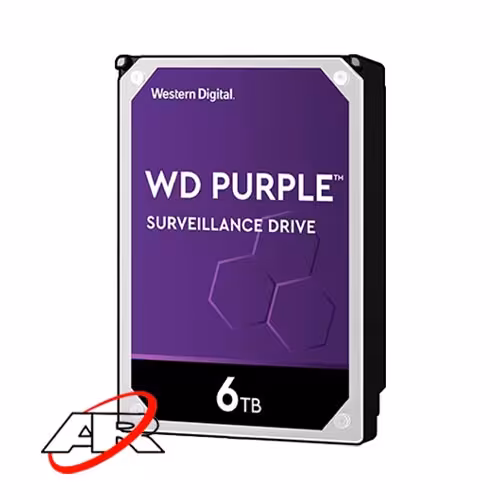 هارد دیسک اینترنال وسترن دیجیتال مدل Purple 6TB WD60PURZ