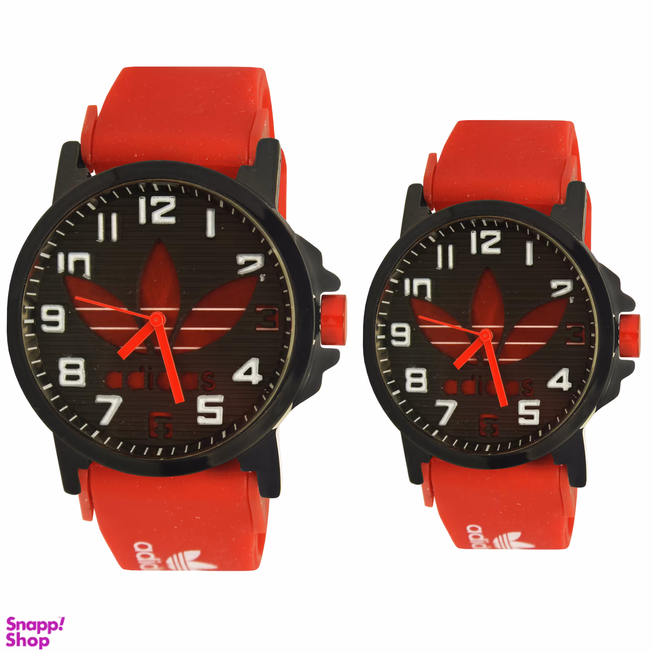 ست ساعت مچی عقربه ای زنانه و مردانه طرح آدیداس مدل G1