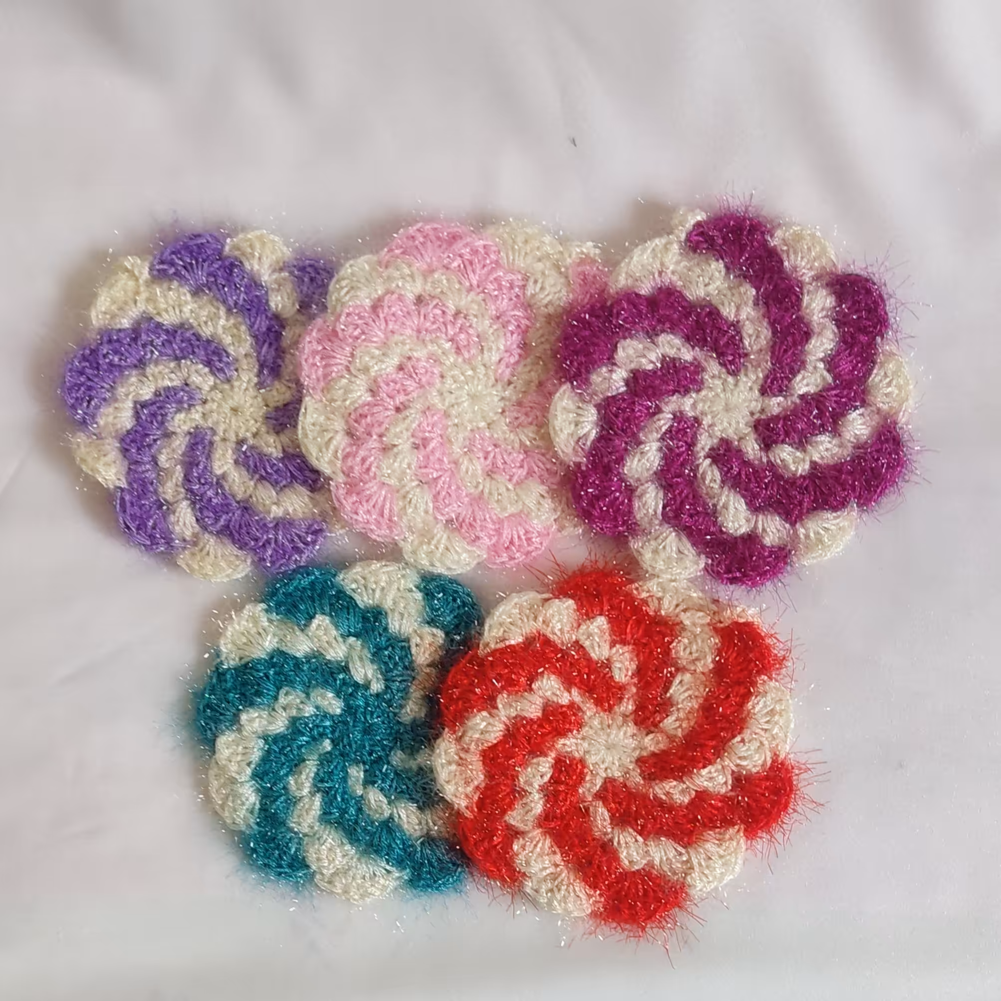 پک 5تایی اسکاج سوزنی طرح آبنباتی 