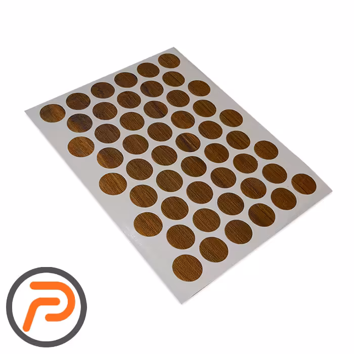 پولک چسبی پیچ فندقی مات