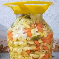 ترشی گل کلم محلی رودبار (6 کیلویی)