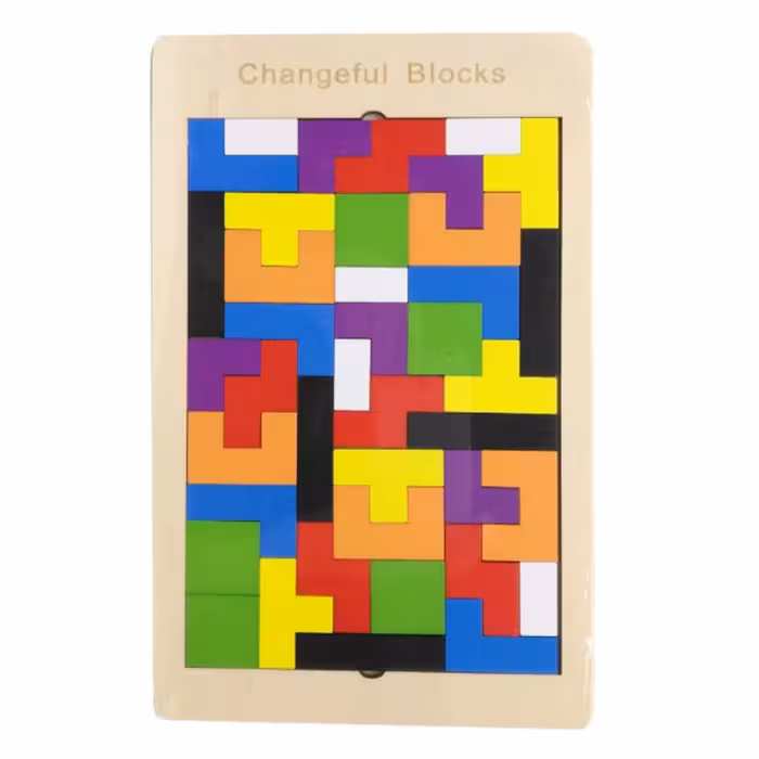  بازی فکری کاتامینو چوبی Russia Block مدل رنگی