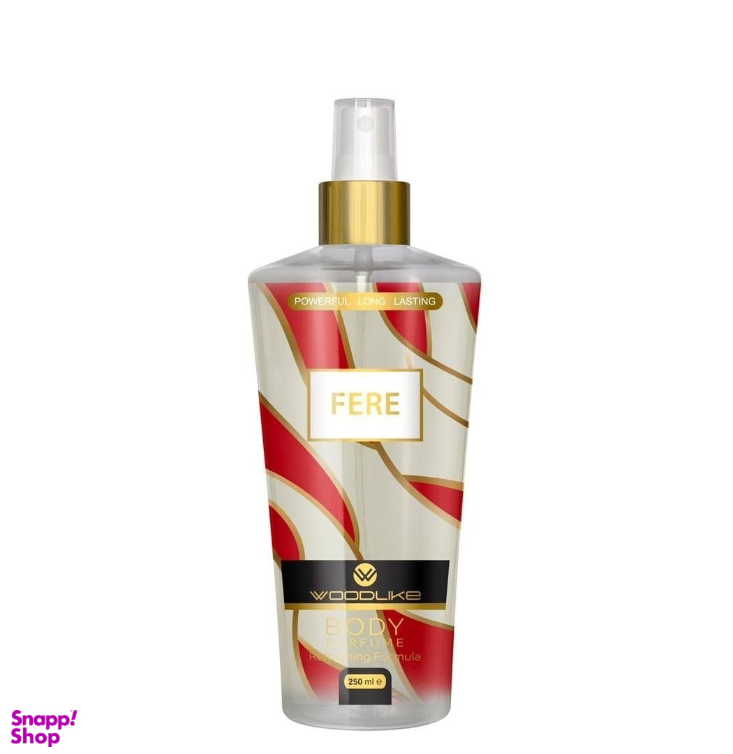 بادی اسپلش زنانه وود لایک مدل Fere حجم 250 میلی لیتر