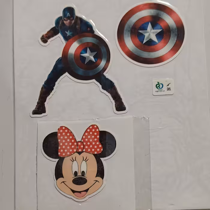 تاپر چاپ خوراکی اسپایدر من و میکی موس