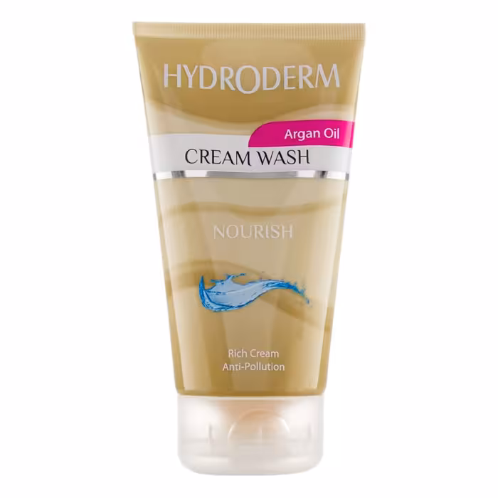 کرم  شستشوی صورت هیدرودرم  حاوی روغن آرگان