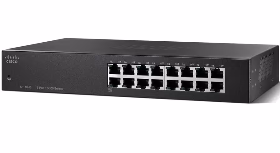 سوئیچ 16 پورت سیسکو مدل اس اف 110 - 16
