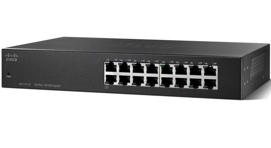 سوئیچ 16 پورت سیسکو مدل اس اف 110 - 16