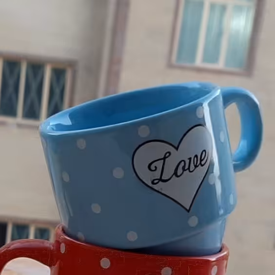 ماگ سرامیکی  خالدار لاو کوچک