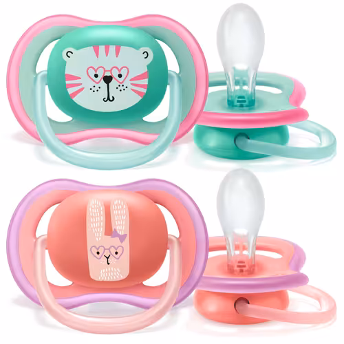 پستانک فیلیپس اونت تکی اولترا ایر  18 ماه avent ultra air خرگوش و ببر