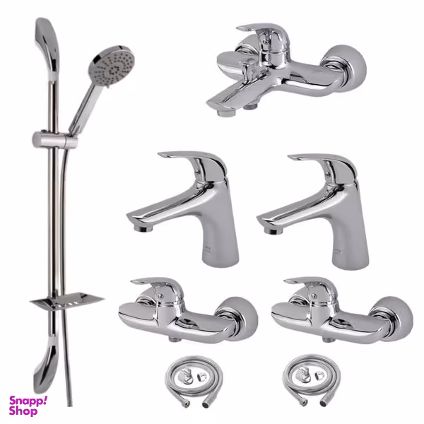 ست شیرآلات کسری مدل هیرمند مجموعه 8عددی