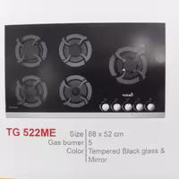 اجاق گاز صفحه ای تورینو پلاس کد TG 522ME
