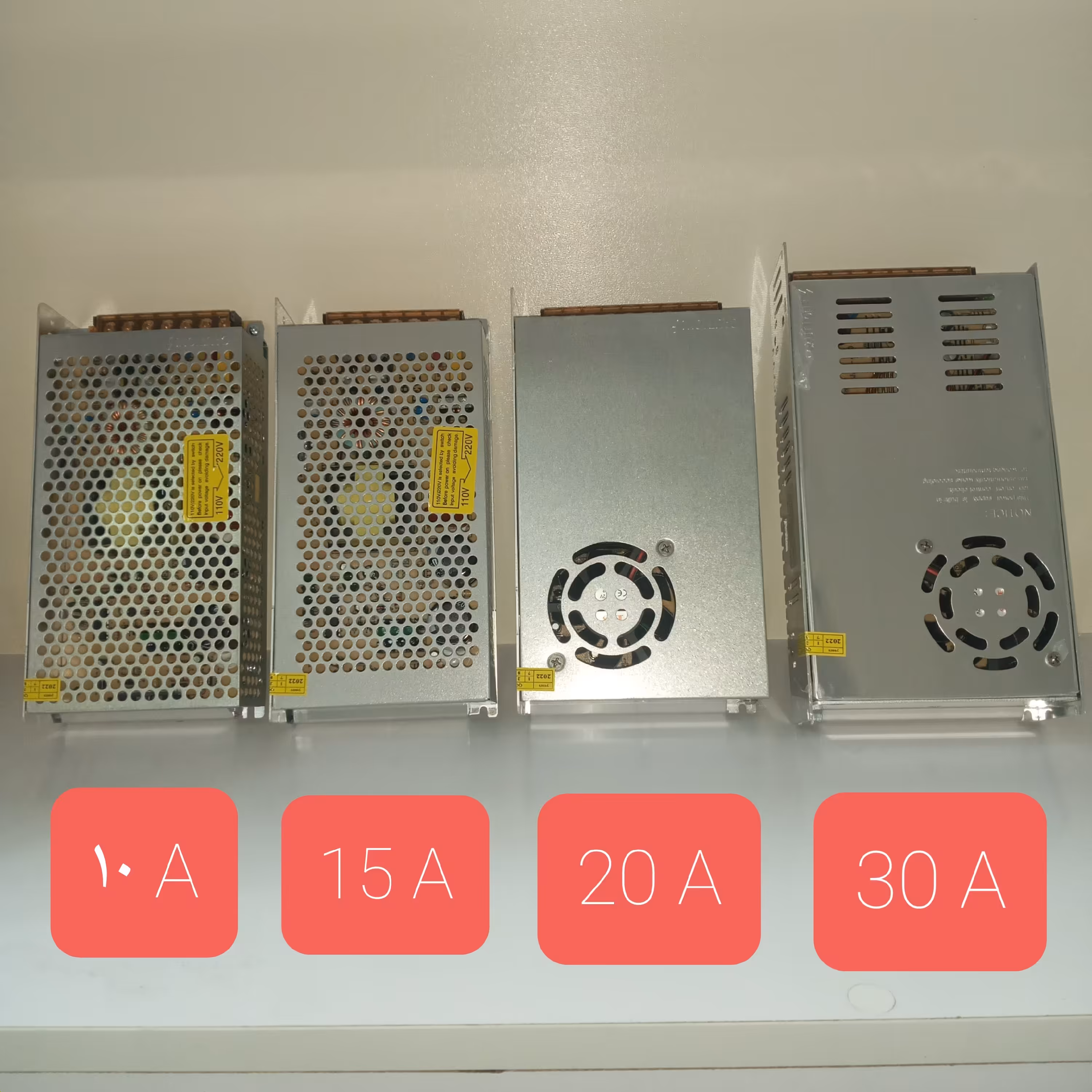 آدابتور  10 آمپر  12 ولت مخصوص دوربین مداربسته تا 5 عدد 