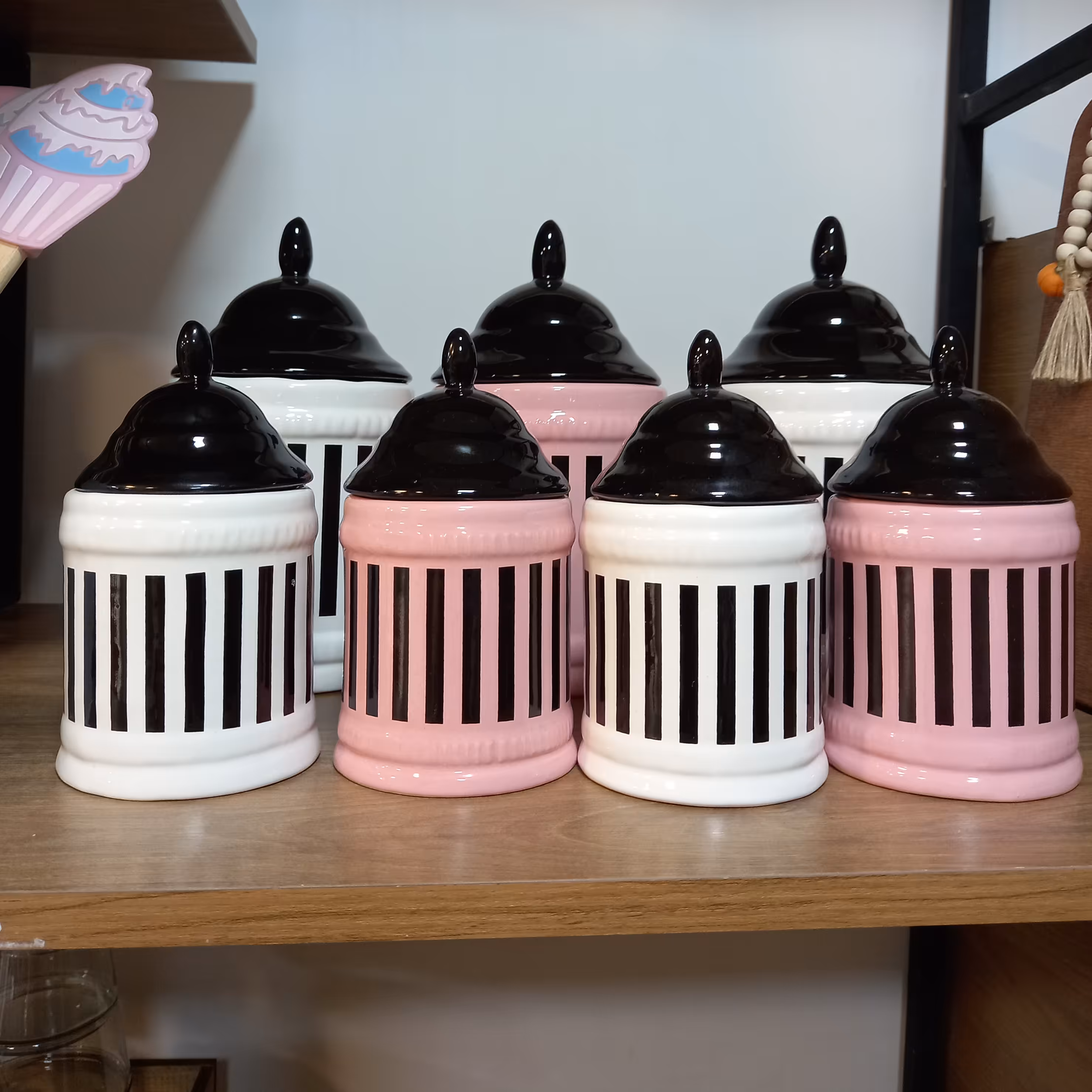 پاسماوری  سفید و صورتی پیانو هفت تایی 