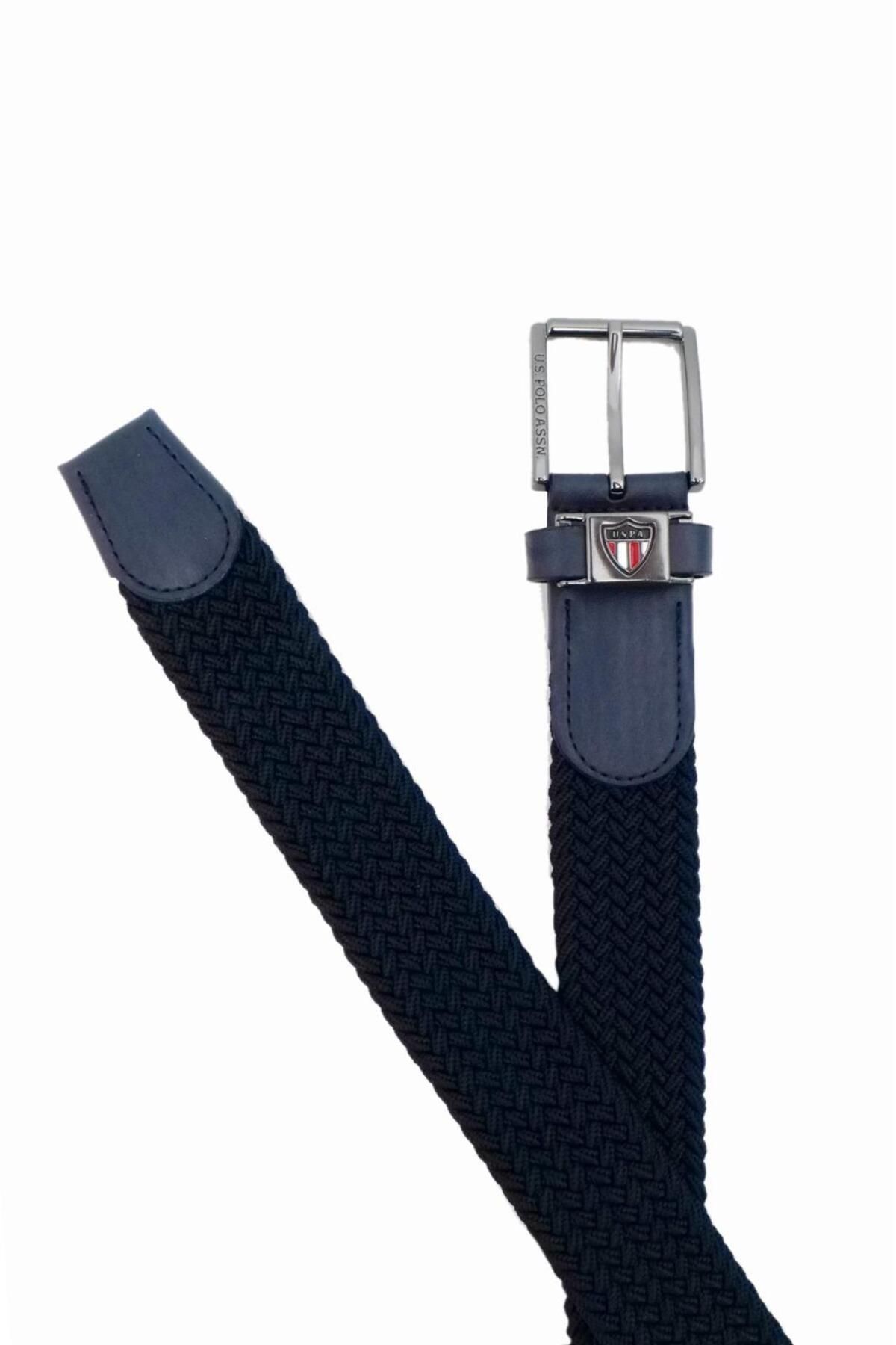 کمربند آبی مردانه پایه چوگان ASSN ستون دریایی US Polo Assn