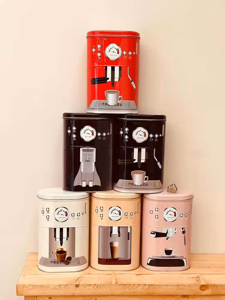 بانکه فلزی دوعددی کافی کد001446