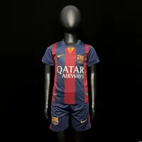 لباس کلاسیک بچه گانه بارسلونا 2015-2014 کیت اول
