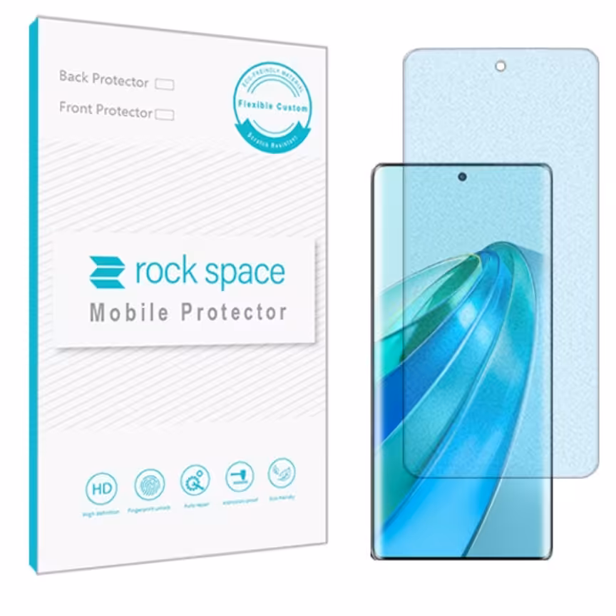  گلس نانو مات بلوکات (ضد اشعه آبی) و ضد ضربه آنر X 9a برند راک اسپیس