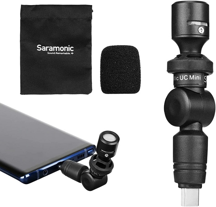 میکروفون موبایل سارامونیک تایپ سی مدل Saramonic Mini Microphone for Type-C device SmartMic UC