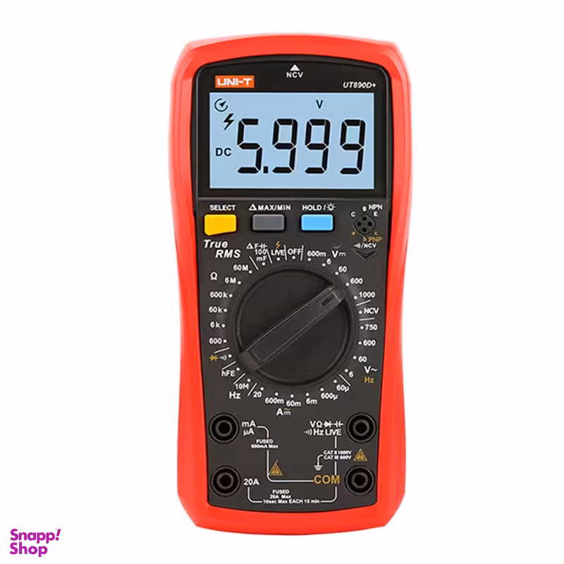 مولتی متر دیجیتال یونی تی مدل UT890D PLUS