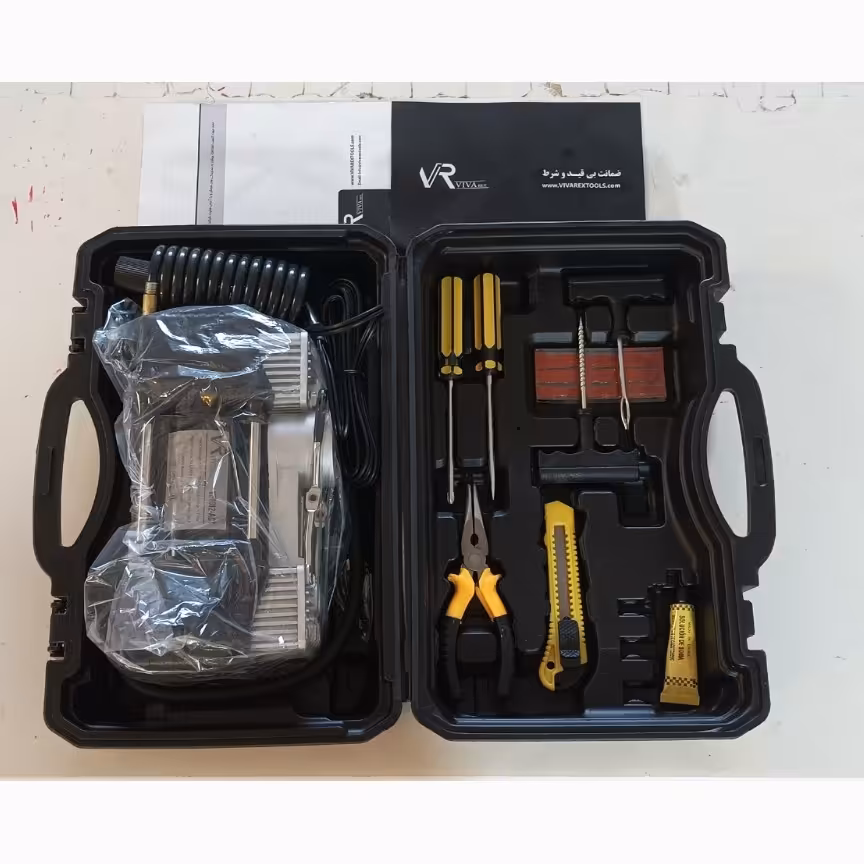 کمپرسور باد فندکی دو سیلندر viva rex