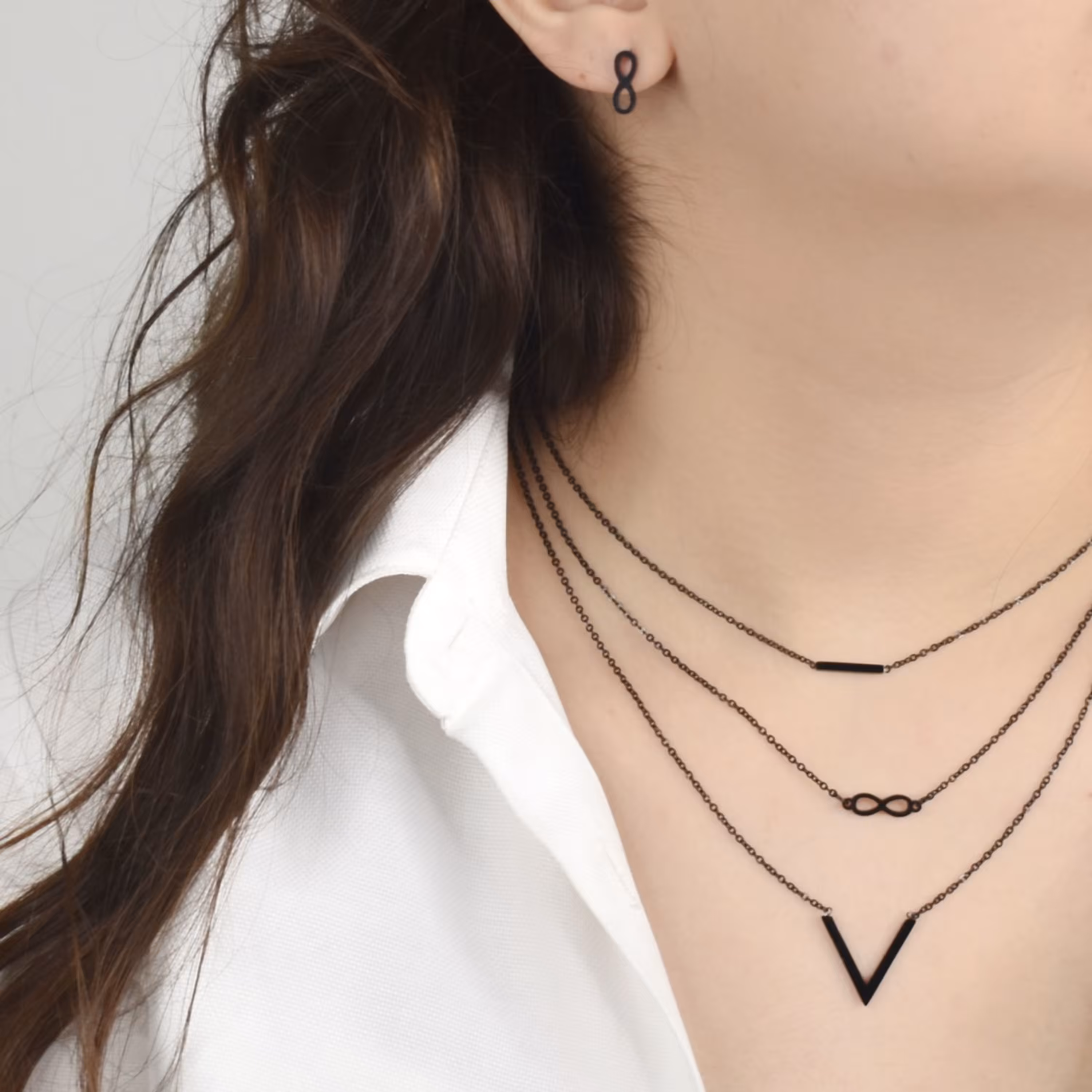 نیمست استیل سه رج بینهایت کد 2658