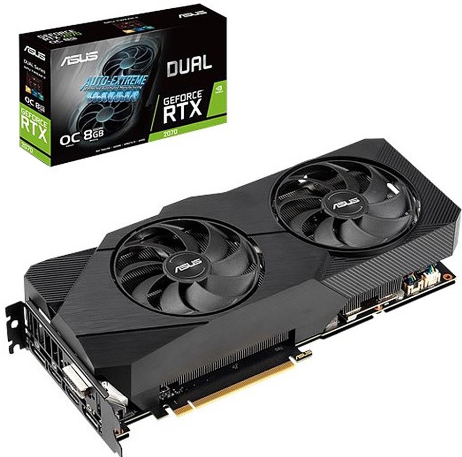 کارت گرافیک ایسوس مدل DUAL-RTX2070-O8G-EVO با حافظه 8 گیگابایت