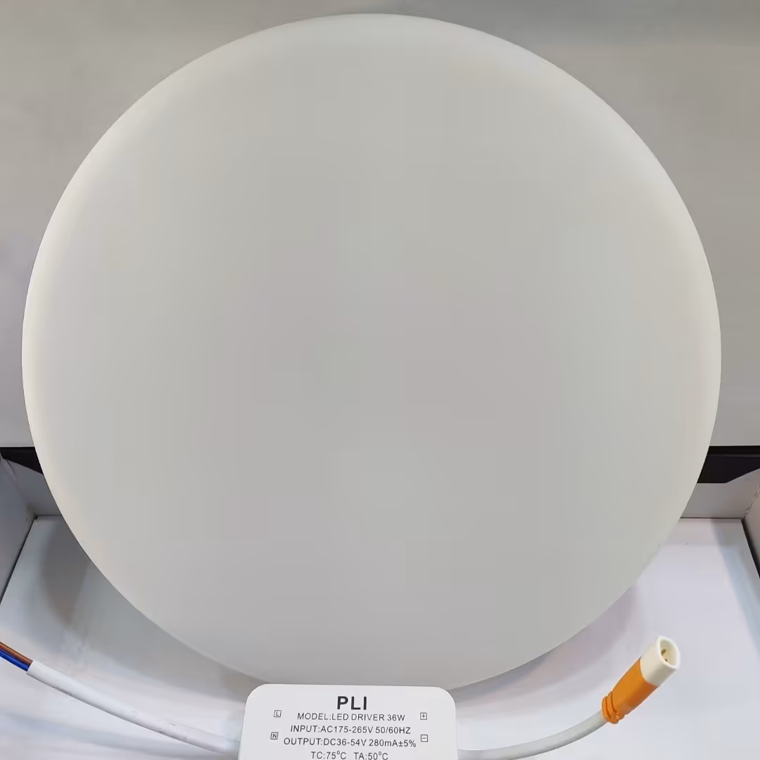 پنل ال ای دی 36 وات توکار گرد پرشین لایت . فنر متغیر  ( 24 ماه گارانتی تعویض)