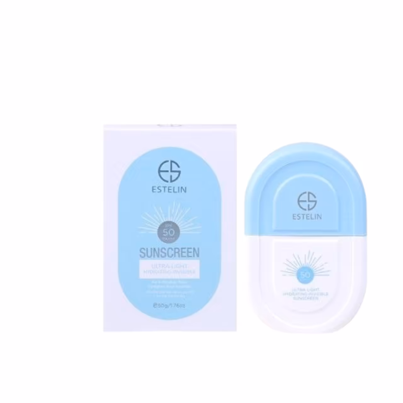 کرم ضد آفتاب بی رنگ استلین ESTELIN مدل ULTRA LIGHT وزن 50 گرم SPF 50