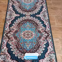 فرش کناره ارکیده سرمه ای شیک