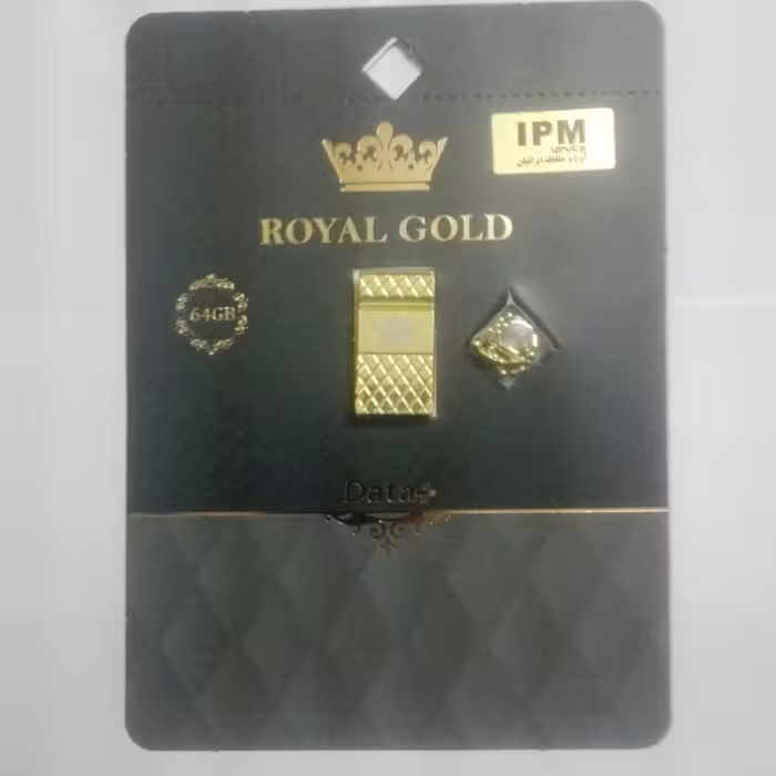 فلش مموری 64 گیگ دیتا پلاس مدل رویال گلد