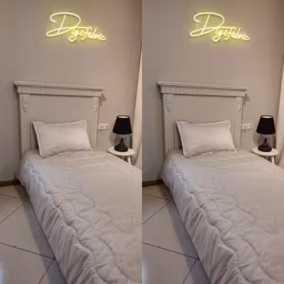 لحاف یک نفره طرح طوسی کمرنگ