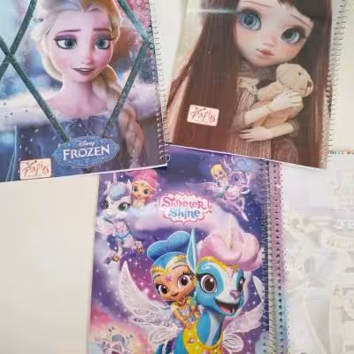 دفتر نقاشی پشت وایت بردی رحلی جلدگلاسه(جوایز مدرسه)