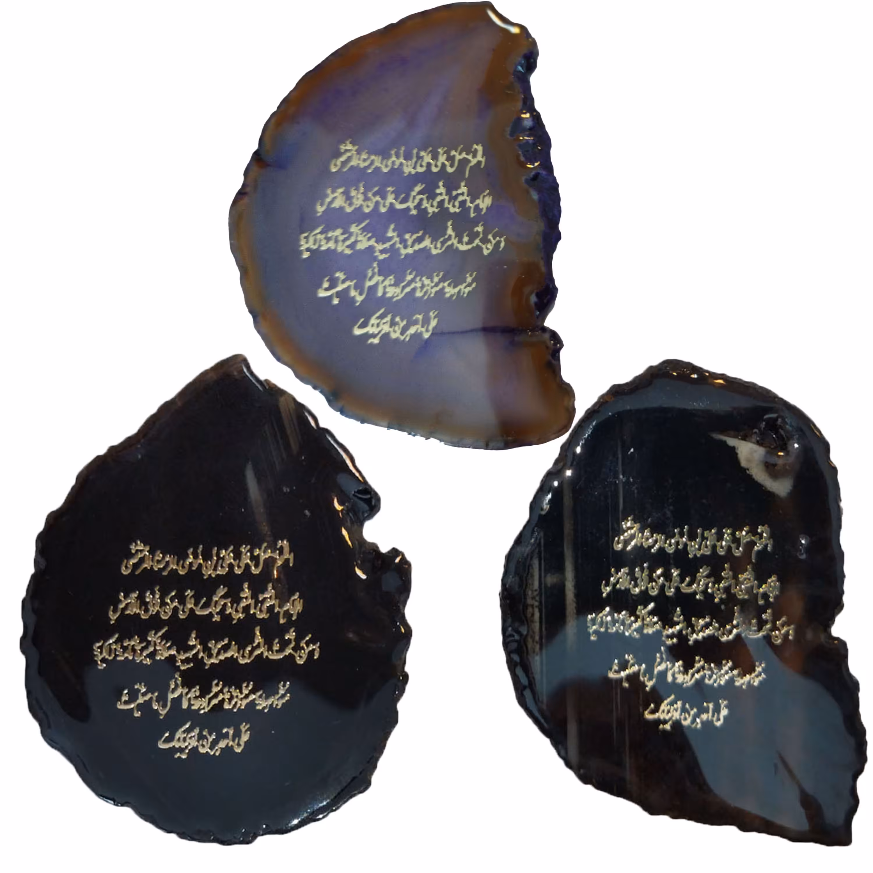 اسلایس سنگ چاپی 90 الی 100 گرمی با چاپ طلایی