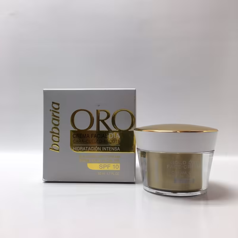 کرم صورت و گردن SPF10  50ML GOLD باباریا BABARIYA
